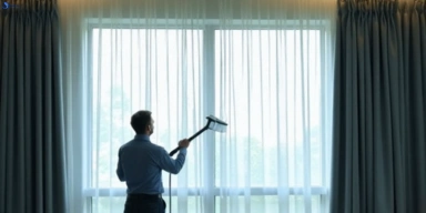 Commercial curtain steam cleaning service wattle-flat-vic hotels offices