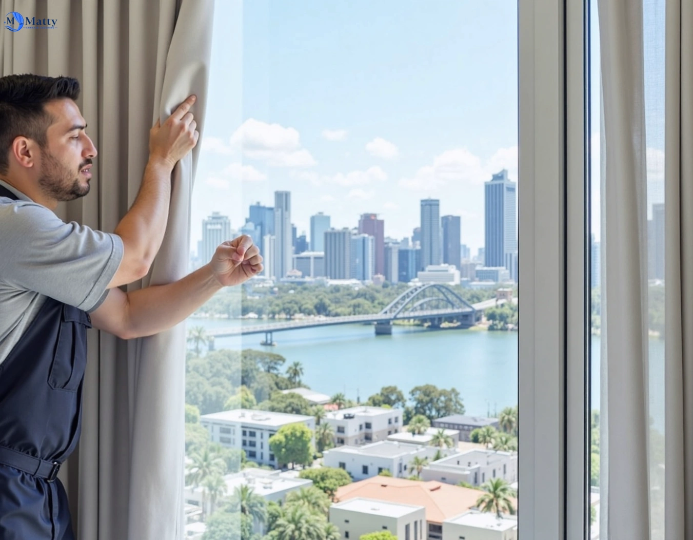 Professional curtain steam cleaning service wattle-flat-vic QLD by Matty Curtain Cleaning